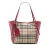 Tweedje Klein Haymarket Check Canvas en Leer Canterbury Tote