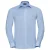 Russell Collection Heren Oxford Getailleerd Formeel Overhemd Met Lange Mouwen (Oxford Blauw)