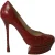 Nicholas Kirkwood Studded Platform Hakken in Rode Lederen