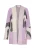 IZIA Gebreid vest  beige / lavendel / zwart
