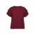 VERO MODA CURVE top met ruches Plus Size – donkerrood