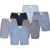 Phil & Co 6-pack geweven wijde boxershorts heren multipack 6-pack