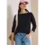 Basic shirt met boothals