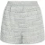 Faina Bouclé korte broek Dames Lichtblauw Veelkleurig