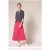 TRVL DRSS Flair Skirt Raspberry
