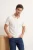 TRENDYOL MAN Heren Ecru Effen Kort Regular fit Poloshirts