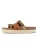 Bayton Muiltjes ‘Lecce’  camel / bruin / goud / zwart