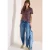 Cecil Dames Shirt met ronde hals en minimale opdruk in Rood