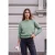 Trui met ronde hals en knoopdetails