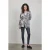 DIDI Kimono Vest Lois Print Sand With Cosmic Flower Print