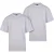 Urban Classics Heren-T-shirt Lang (Set van 2) (Wit)
