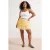 Trendyol Curve Dames Geel Effen Kort / Mini Grote maten Rokken