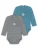 normani Rompertje/body ‘Auckland’  blauw / grijs / gemengde kleuren