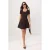 TRENDYOLMİLLA Dames Bruin Effen Kort / Mini Kort Skater Jurken