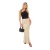 I Saw It First Satijnen maxi-rok voor dames (Goud)