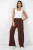 Wijde Leg Textured Pull-On Broek