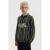 Ballin gestreepte sweater – olijfgroen/zwart