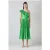 LK Bennett Josephine Cotton Midi Dress Green