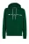 Tommy Hilfiger hoodie met biologisch katoen prep green