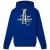 Casablanca Drapeau De Collombes Bedrukte Blauwe Hoodie
