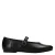 Manfield – Dames – Zwarte leren ballerina’s met gesp –