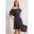 TRENDYOLMİLLA Dames Grijs Effen Kort / Mini Kort Casual Skater Jurken