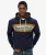 Gestreepte Relaxte Hoodie met Venue-logo Blauw