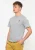 Nike geborduurd Futura T-shirt in grijs heather- en zilverkleurig logo