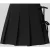 Only Uitlopende minirok met viscose, model ‘MELANIE’