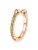 Hey Happiness Oorbellen ‘Green Cuff’  rose-goud
