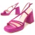 Montevita Heel Sandal Festsand2 In Fuchsia