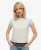 Superdry Vrouwen Essential Logo T-shirt van Biologisch Katoen met Raglanmouwen Lichtblauw