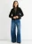 Zwart Corduroy Biker Zip Up Jasje