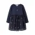 NAME IT MINI midi jurk met tule details en print – donkerblauw