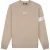 Malelions Men Captain Sweater 2.0 | Taupe/White