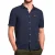 Lyle & Scott donker marineblauw Oxford linnen overhemd met korte mouwen