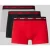 HUGO slim fit trunks van katoenmix in set van 3 model ‘PLANET’