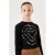 Garcia longsleeve met printopdruk zwart/ecru