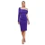 Damesjurk Goddiva One Shoulder Scuba