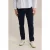 We Fashion 5-pocket Mid Waist Dark Blue