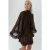 Elegante Coltrui Mini-jurk met Rimpeldetail