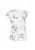 Usha Top  lichtblauw / donkerblauw / bruin / wit