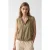 Dames Woven Poplin Vest met Ritsvoorkant