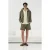 Bloemen Jacquard Jacket met Kraag en Knoopjes