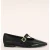 Camille Pointed flats van lakleder in zwart