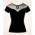 Smoulder top in zwart
