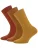 EWERS Sokken  lichtbruin / honing / oranjerood