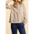 ICode Off-white Blouse With Black Petal Print Off-white