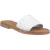 Hush Puppies Hetty Slide Leren Dames Witte Sandalen