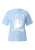QS Shirt  lichtblauw / wit
